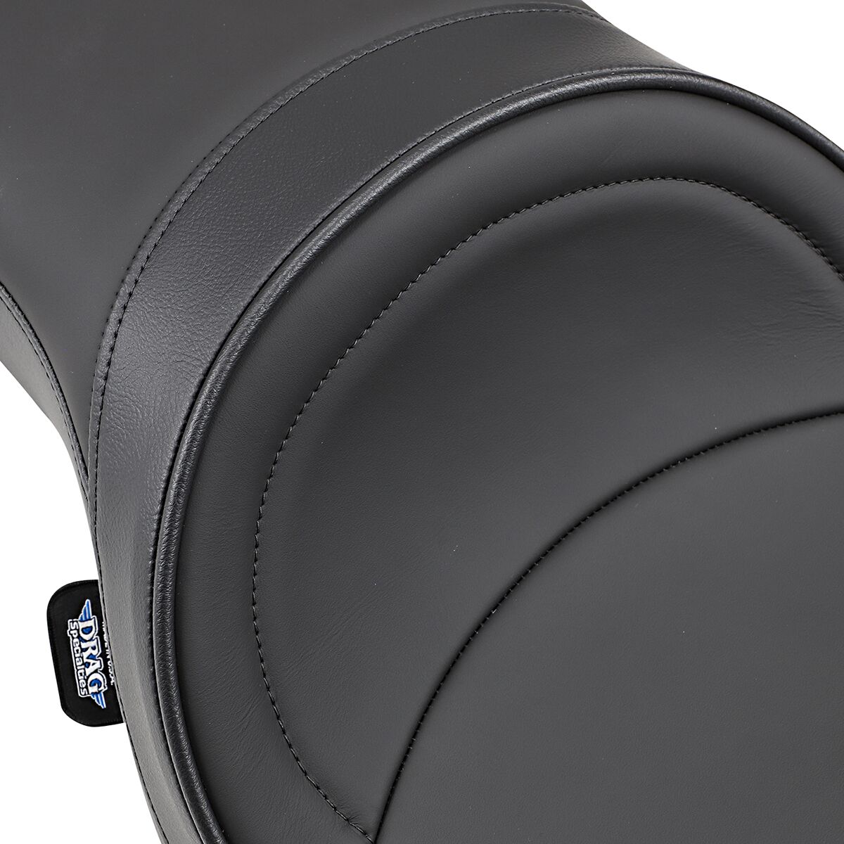 Drag Specialties Seats Seat Low Profile Touring Rear 2 Up Vinyl Black Seat Drag Specialties