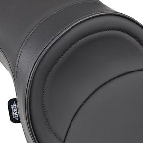 Drag Specialties Seats Seat Low Profile Touring Rear 2 Up Vinyl Black Seat Drag Specialties