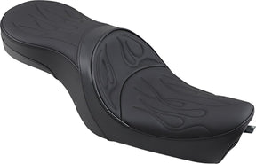 Drag Specialties Seats Seat Low Profile Touring Rear 2 Up Vinyl Black Seat Drag Specialties Seats