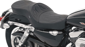 Drag Specialties Seats Seat Low Profile Touring Rear 2 Up Vinyl Black Seat Drag Specialties Seats