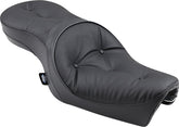 Drag Specialties Seats Seat Low Profile Touring Rear 2 Up Vinyl Black Seat Drag Specialties