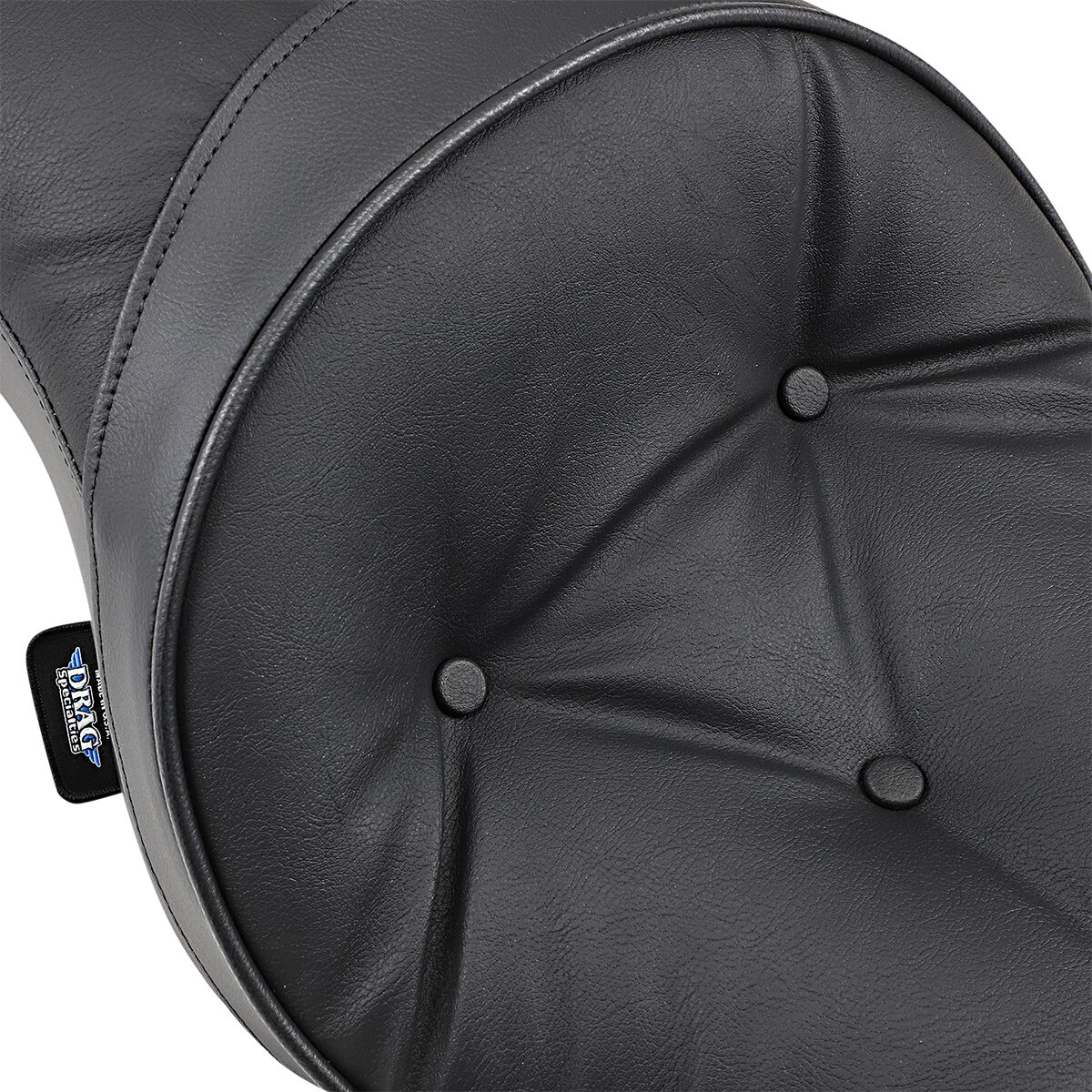 Drag Specialties Seats Seat Low Profile Touring Rear 2 Up Vinyl Black Seat Drag Specialties