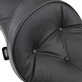 Drag Specialties Seats Seat Low Profile Touring Rear 2 Up Vinyl Black Seat Drag Specialties