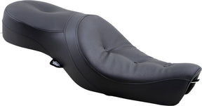 Drag Specialties Seats Seat Wide Low Profile Rear 2 Up Vinyl Black Seat Drag Specialties