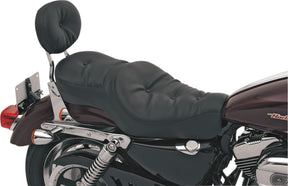 Drag Specialties Seats Seat Wide Low Profile Rear 2 Up Vinyl Black Seat Drag Specialties