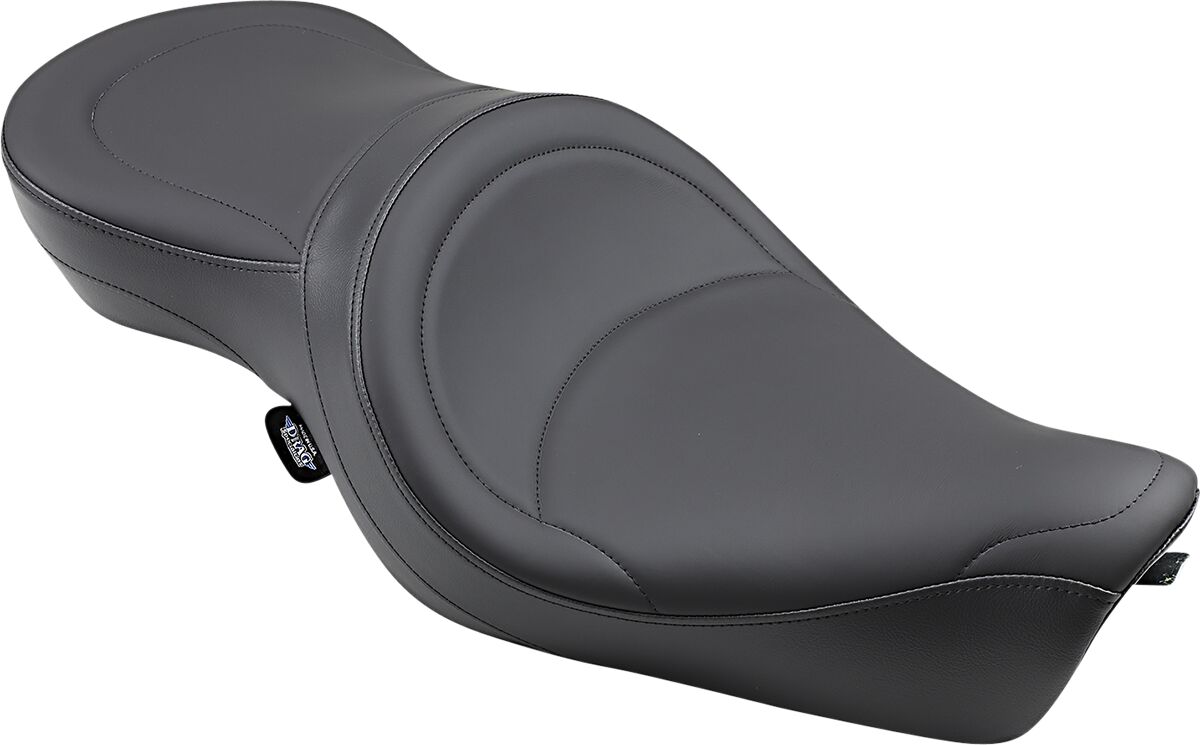 Drag Specialties Seats Seat Wide Low Profile Rear 2 Up Vinyl Black Seat Drag Specialties Seats