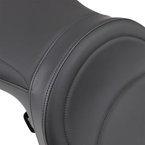 Drag Specialties Seats Seat Wide Low Profile Rear 2 Up Vinyl Black Seat Drag Specialties Seats