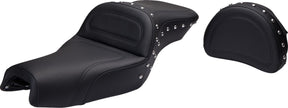 Explorer Special Seat with Driver's Backrest - 04-20 Sportster (15L Tank) Seat Saddlemen