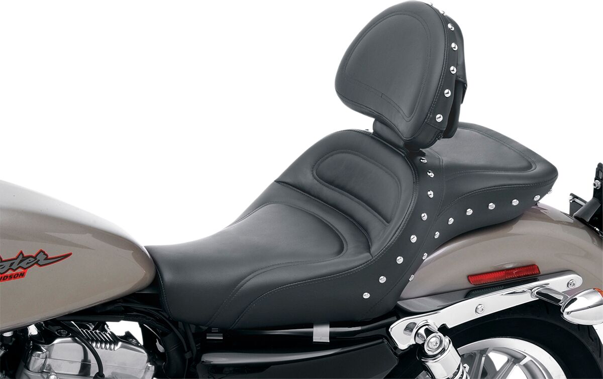 Explorer Special Seat with Driver's Backrest - 04-20 Sportster (15L Tank) Seat Saddlemen