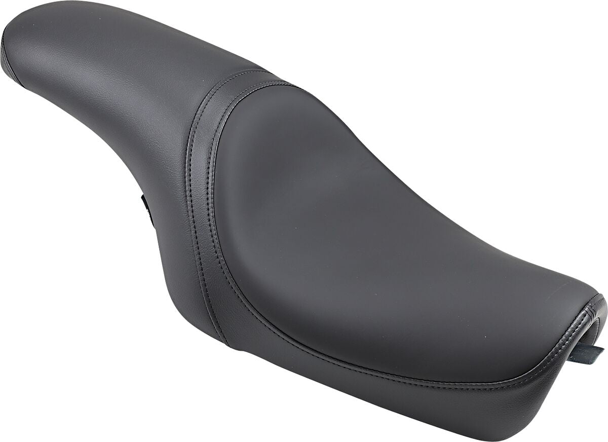 Drag Specialties Seats Seat Predator Rear Full Length Vinyl Black Seat Drag Specialties