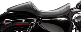 Le Pera Daytona Sport Daddy Long Legs Seat, Smooth Black - 10-22 Sportster (3.3 Gal Tank) Seat Le Pera