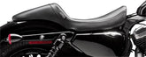 Le Pera Daytona Sport Daddy Long Legs Seat, Smooth Black - 10-22 Sportster (4.5 Gal Tank) Seat Le Pera
