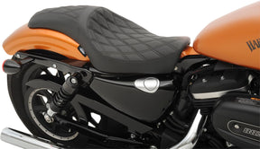 Drag Specialties Seats Seat Predator Diamond Black Seat Drag Specialties