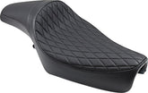 Drag Specialties Seats Seat Predator Extended Reach Diamond Black Seat Drag Specialties