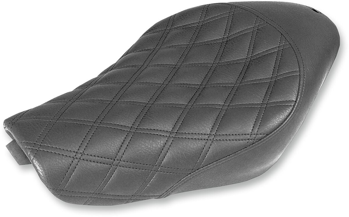 Saddlemen Renegade LS Solo Seat, Black - 04-20 Sportster (15L Tank) Seat Saddlemen