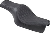 Drag Specialties Seats Seat Caballero 2 Up Diamond Style Black Seat Drag Specialties
