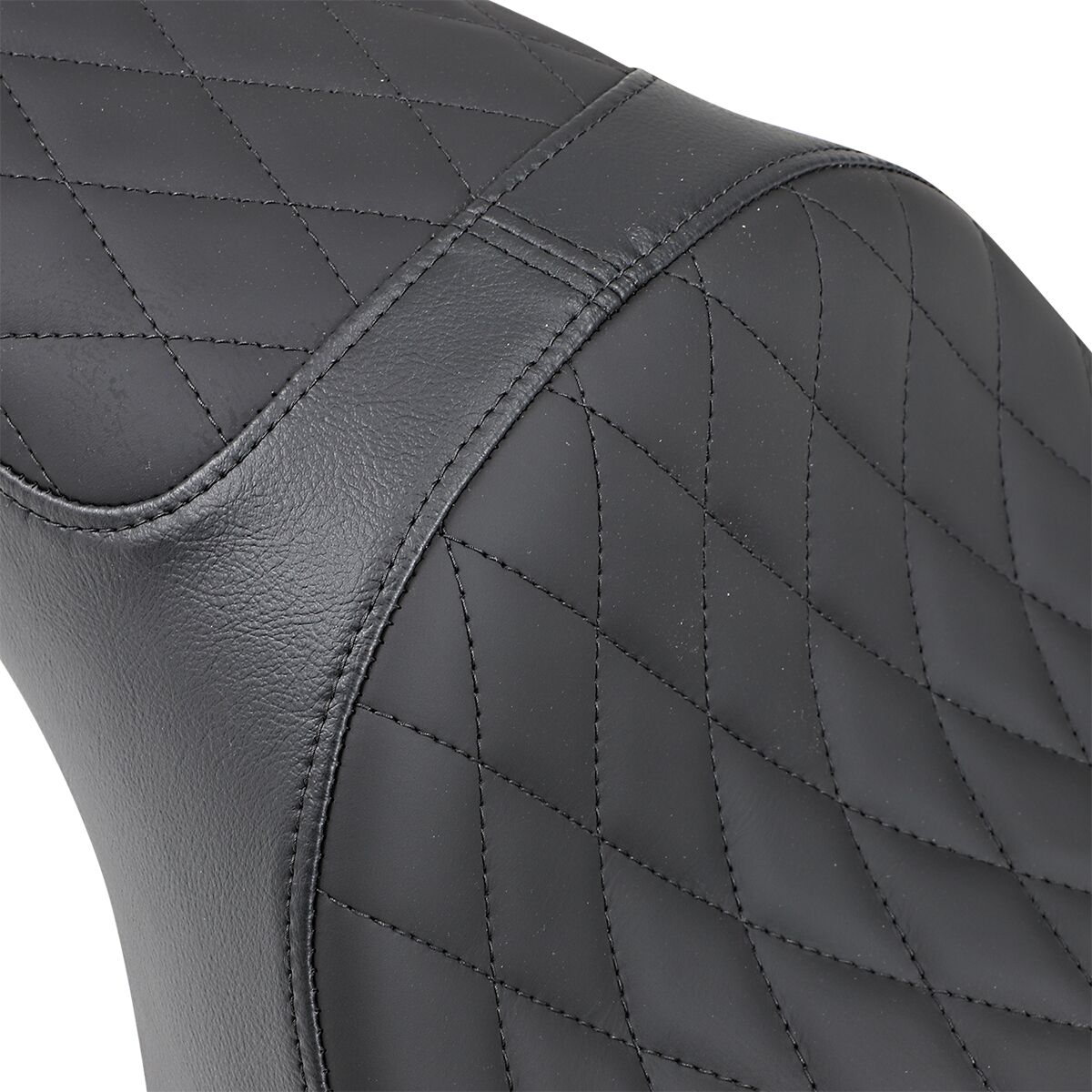 Drag Specialties Seats Seat Caballero 2 Up Diamond Style Black Seat Drag Specialties