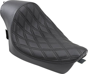 Drag Specialties Seats Seat Solo Cafe` Diamond Style Black Seat Drag Specialties Seats