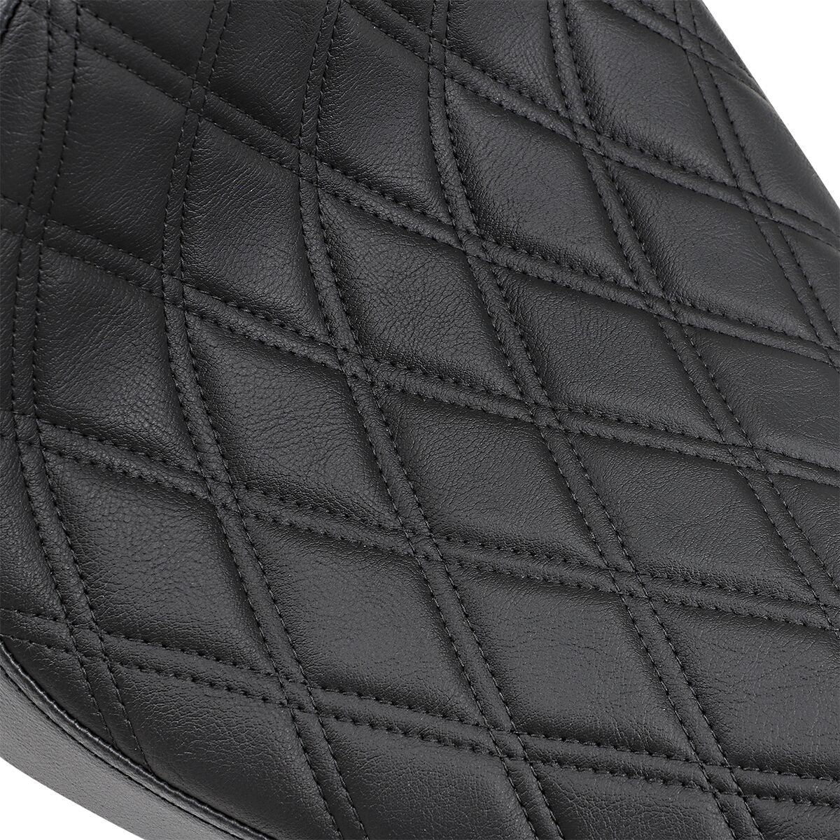 Drag Specialties Seats Seat Solo Cafe` Diamond Style Black Seat Drag Specialties Seats