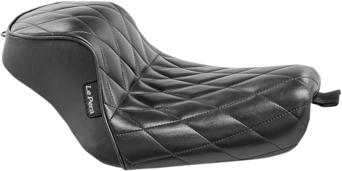 Sprocket Solo Diamond Seating Seat - 10-22 Sportster Seat Le Pera Default Title