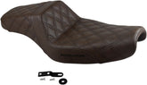 Step Up Front & Rear LS Seat, Brown - 04-22 Sportster (Forty-Eight and 12L Tank) Seat Saddlemen Default Title