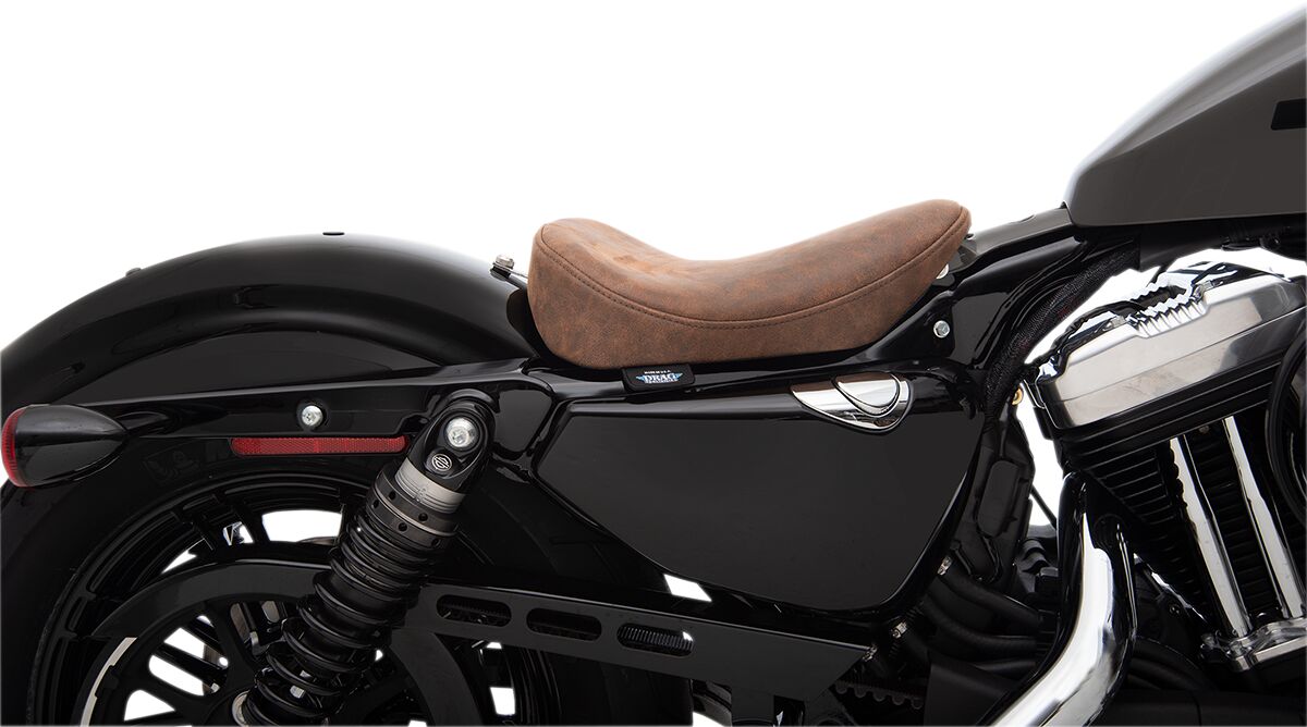 Drag Specialties Seats Seat Solo Bobr Brn Leathr Seat Drag Specialties