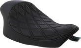 Drag Specialties Seats Seat 3/4 Solo Ddblk Ynyl Seat Drag Specialties