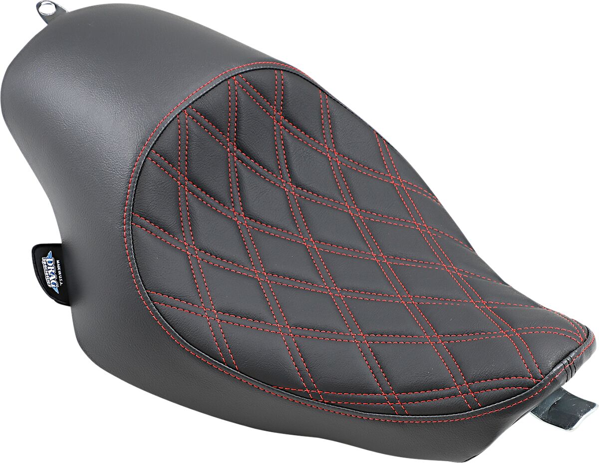 Drag Specialties Seats Seat 3/4 Solo Ddred Ynyl Seat Drag Specialties Seats