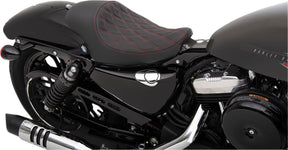 Drag Specialties Seats Seat 3/4 Solo Ddred Ynyl Seat Drag Specialties Seats