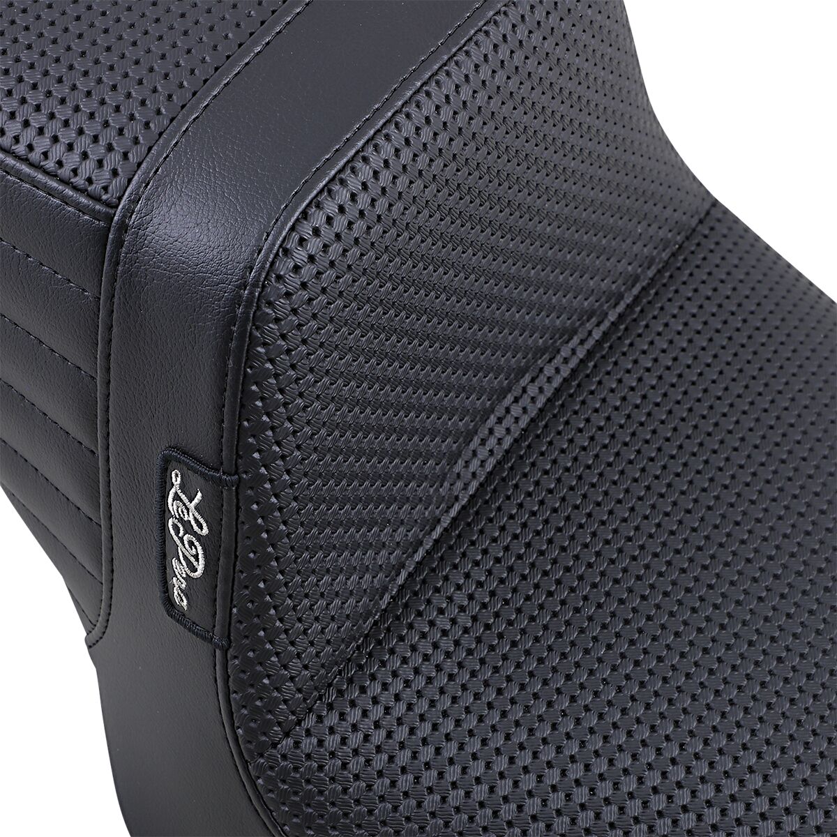 Le Pera Tailwhip Basket Weave Seat - 10-22 Sportster Seat Le Pera