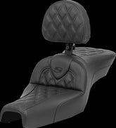 Saddlemen Roadsofa LS With Driver's Backrest Seat - 04-22 Sportster (15L Tank) Seat Saddlemen