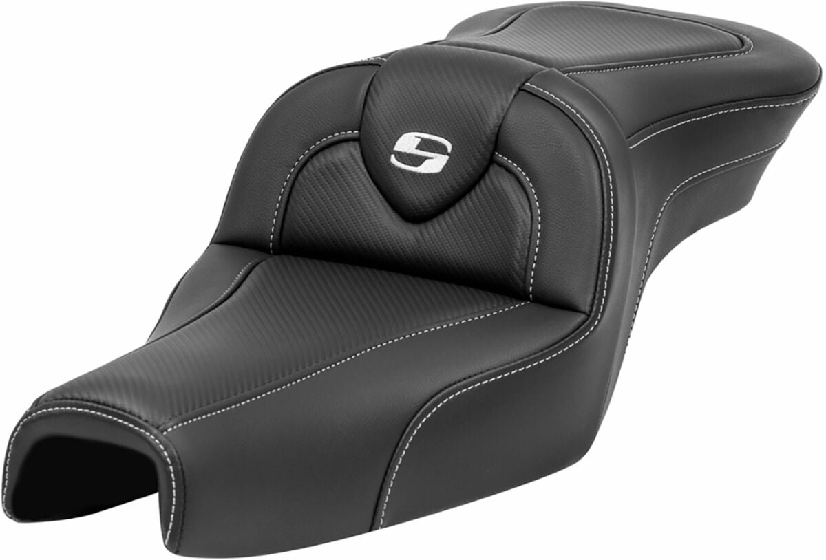 Saddlemen Roadsofa CF Seat - 04-22 Sportster (15L Tank) Seat Saddlemen