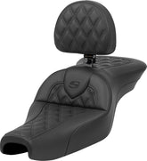 Roadsofa LS With Driver's Backrest Seat - 04-22 Sportster (12L Tank) Seat Saddlemen Default Title