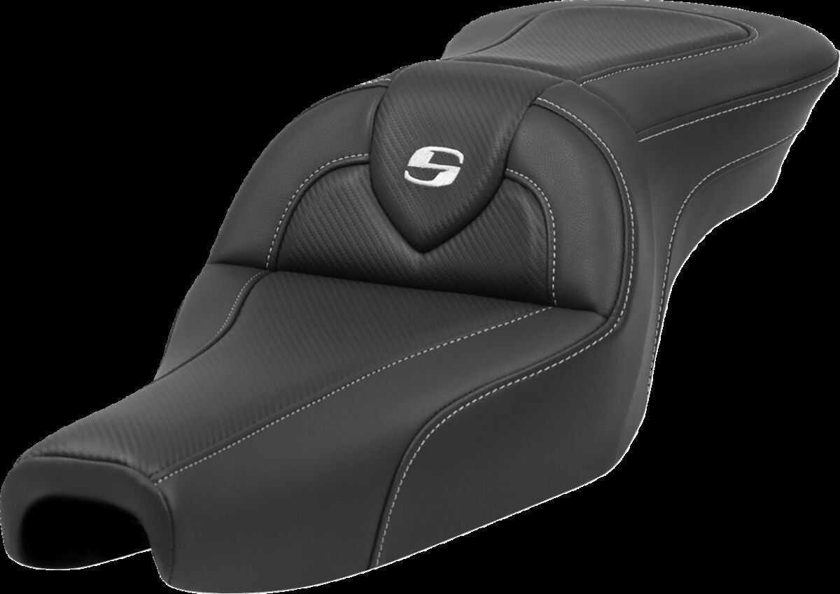 Saddlemen Roadsofa CF Seat - 04-22 Sportster (Forty-Eight and 12L Tank) Seat Saddlemen