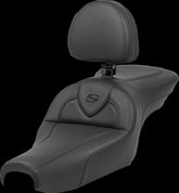 Saddlemen Roadsofa With Driver's Backrest Seat - 04-22 Sportster (12L Tank) Seat Saddlemen
