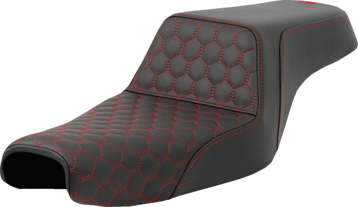 Step Up HC Seat, Red Stitch - 04-22 Sportster (Forty-Eight and 12L Tank) Seat Saddlemen Default Title