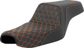 Step Up HC Seat, Orange Stitch - 04-22 Sportster (Forty-Eight and 12L Tank) Seat Saddlemen Default Title
