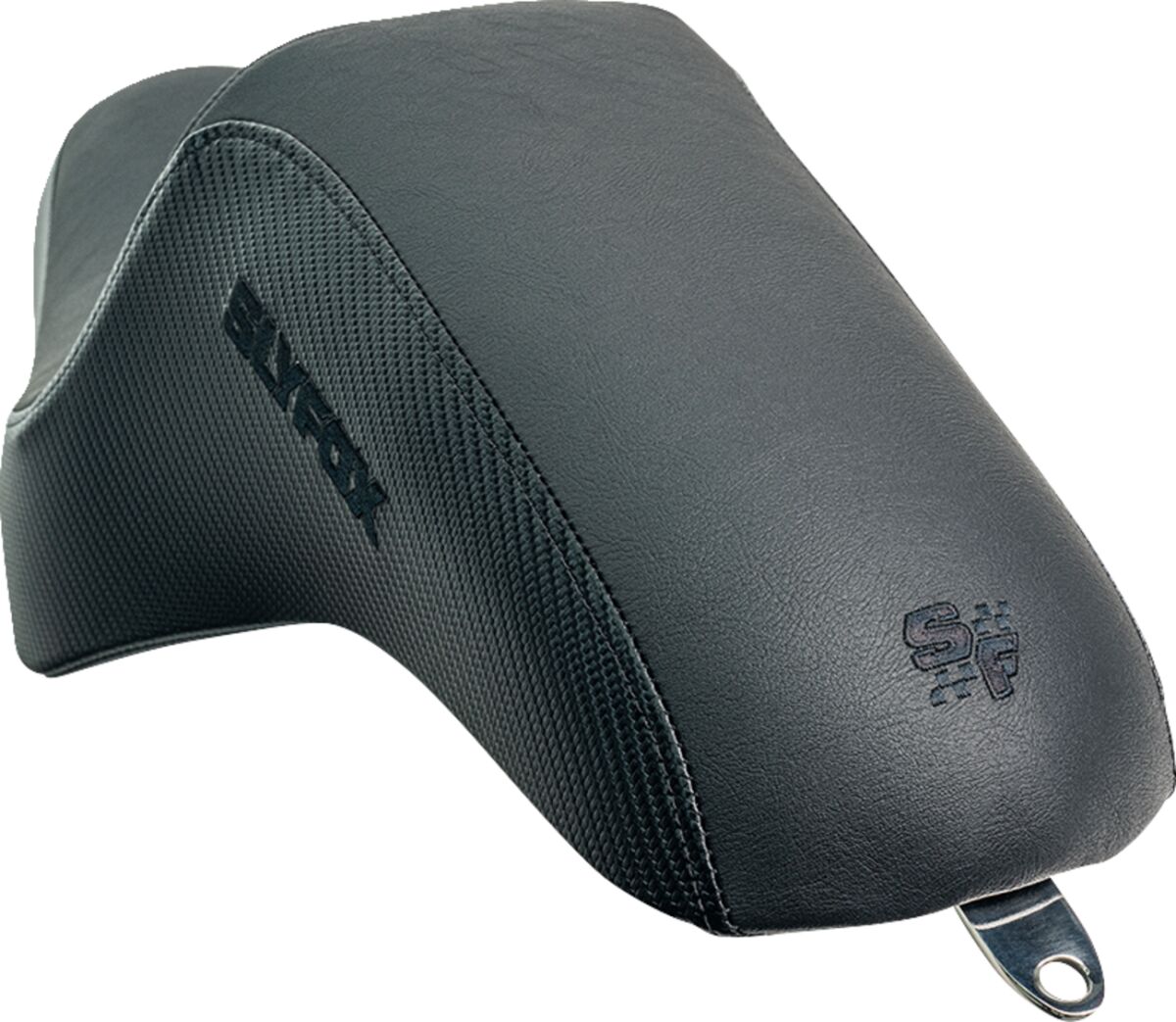 The Drifter Seat, Black Logo - 04-09 Sportster Seat Slyfox Performance