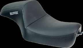 Slyfox The Drifter Seat, Gray Logo - 04-09 Sportster Seat Slyfox