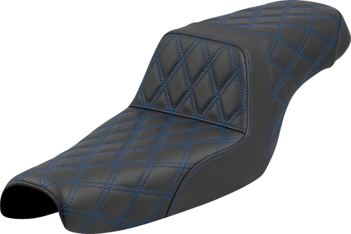 Saddlemen Seat Step Up Ls Xl Blue Stitch SEATS-FOR HARLEY SPORTSTER Saddlemen