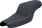 Saddlemen Seat Step Up Ls Xl Blue Stitch SEATS-FOR HARLEY SPORTSTER Saddlemen