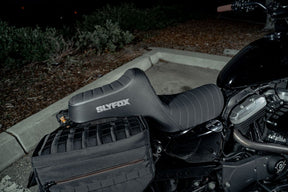 Slyfox Seat Highnoon Vinyl W/Slipstop SEATS-FOR HARLEY SPORTSTER Slyfox