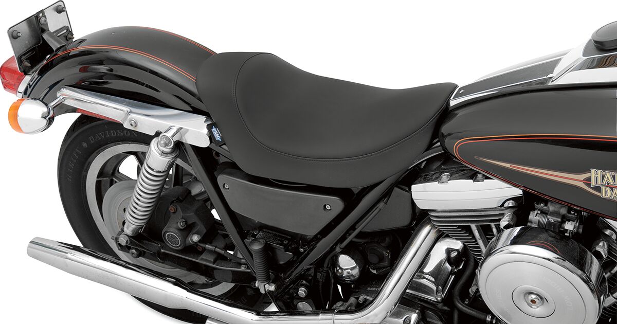 Drag Specialties Seats Seat Ez Mnt Solo Smth Fxr SEATS-FOR HARLEY FX-FL Drag Specialties