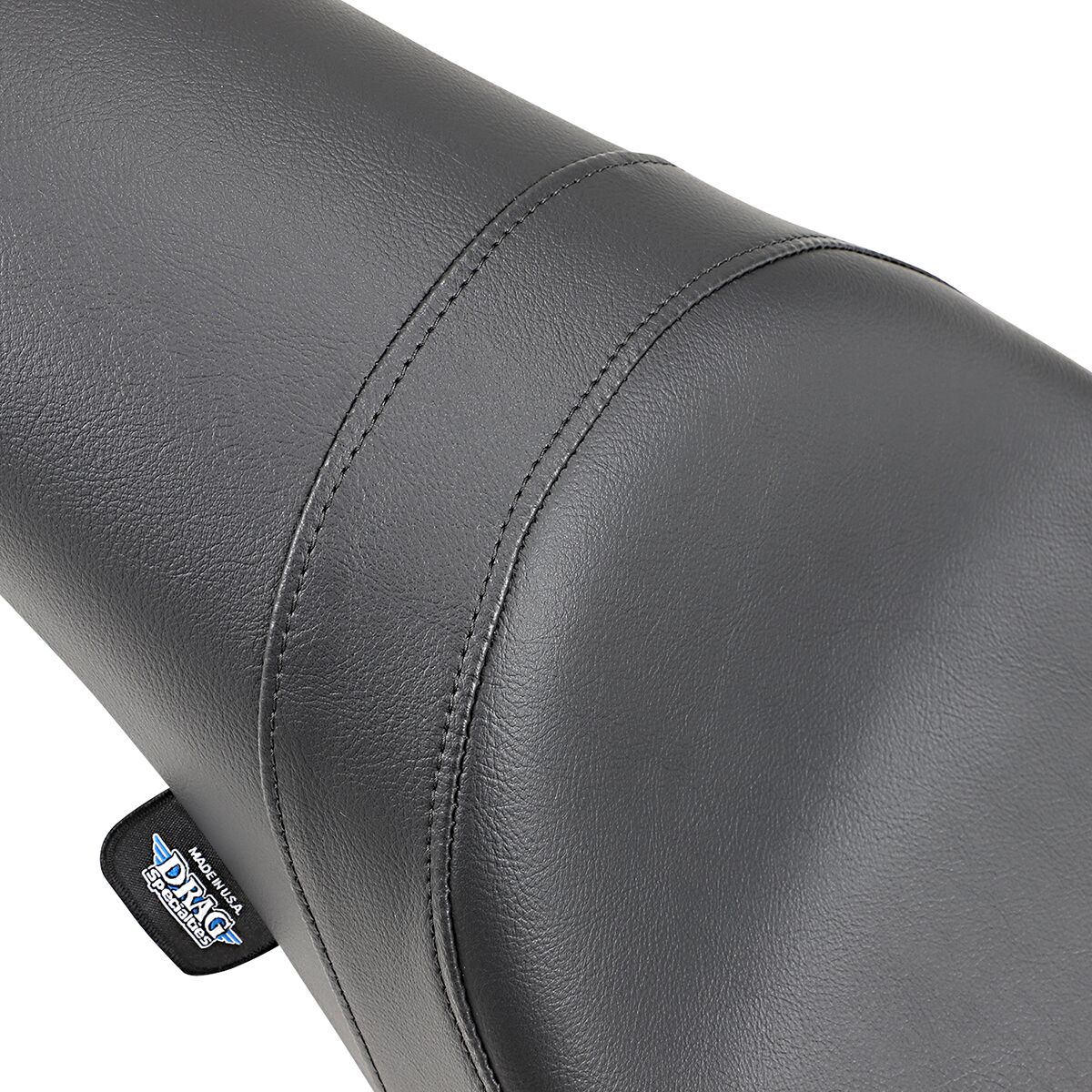 Drag Specialties Seats Seat Predator Rear Full Length Vinyl Black Seat Drag Specialties Seats