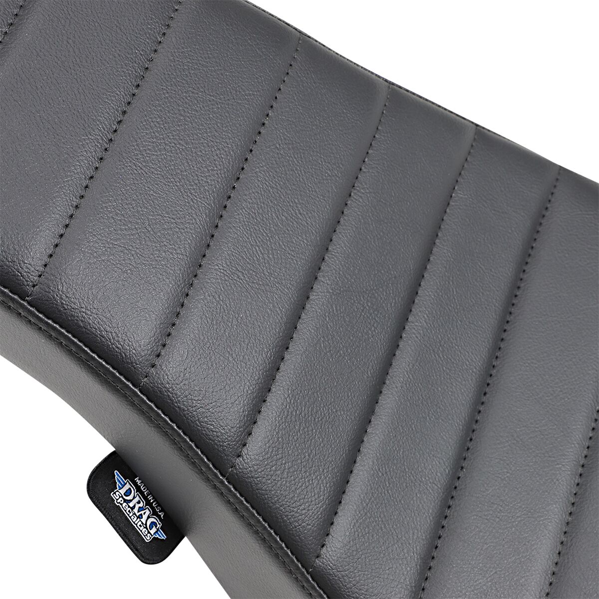 Drag Specialties Seats Seat Spoon Style Rear Spoon Style Vinyl Black Seat Drag Specialties
