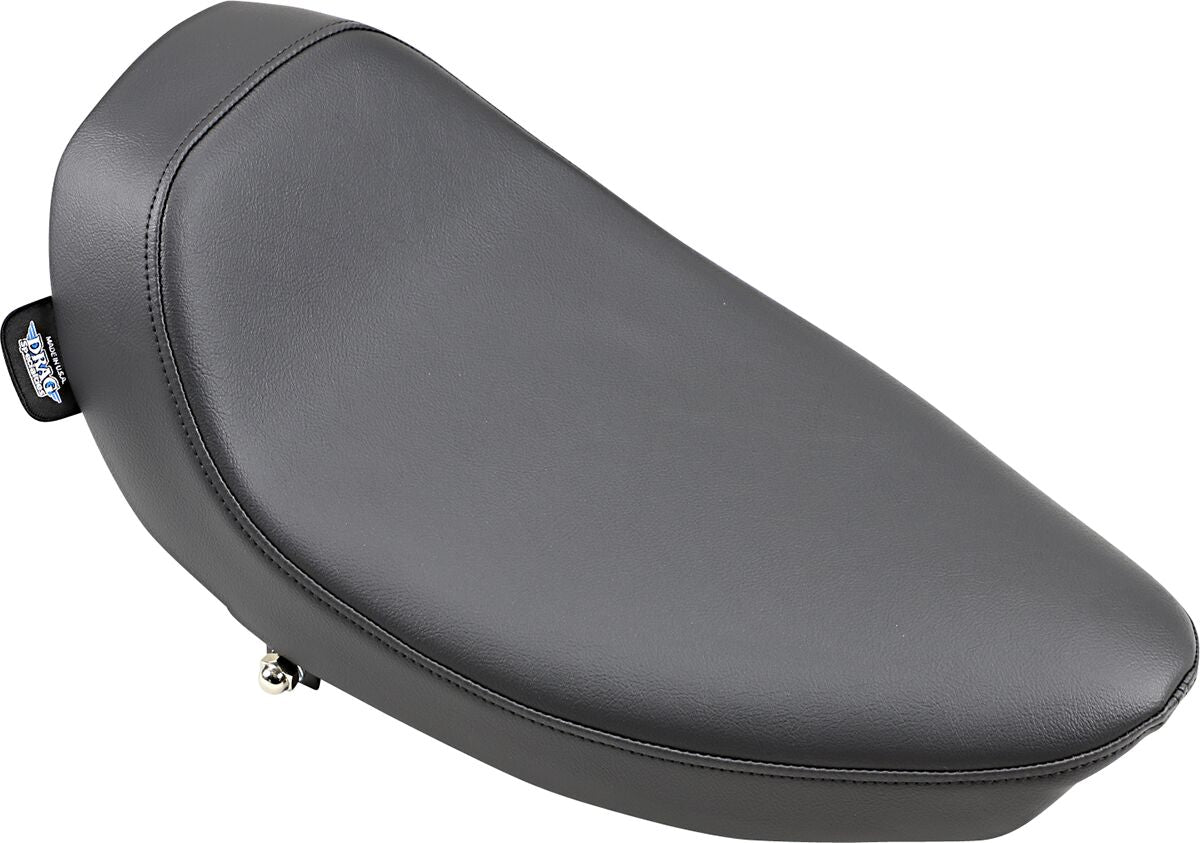 Drag Specialties Seats Seat Solo Front Low Profile Vinyl Black Seat Drag Specialties