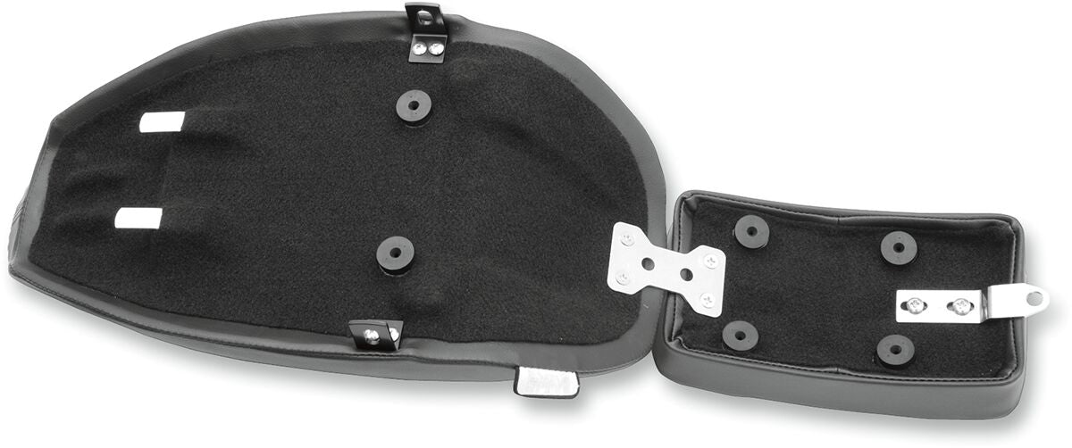 Drag Specialties Seats Seat Solo Front Low Profile Vinyl Black Seat Drag Specialties