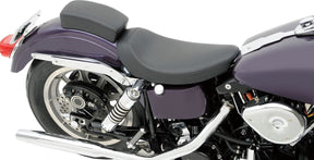 Drag Specialties Seats Seat Solo Front Low Profile Vinyl Black Seat Drag Specialties