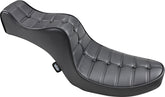 Drag Specialties Seats Seat Mini King And Queen Rear 2 Up Vinyl Black Seat Drag Specialties