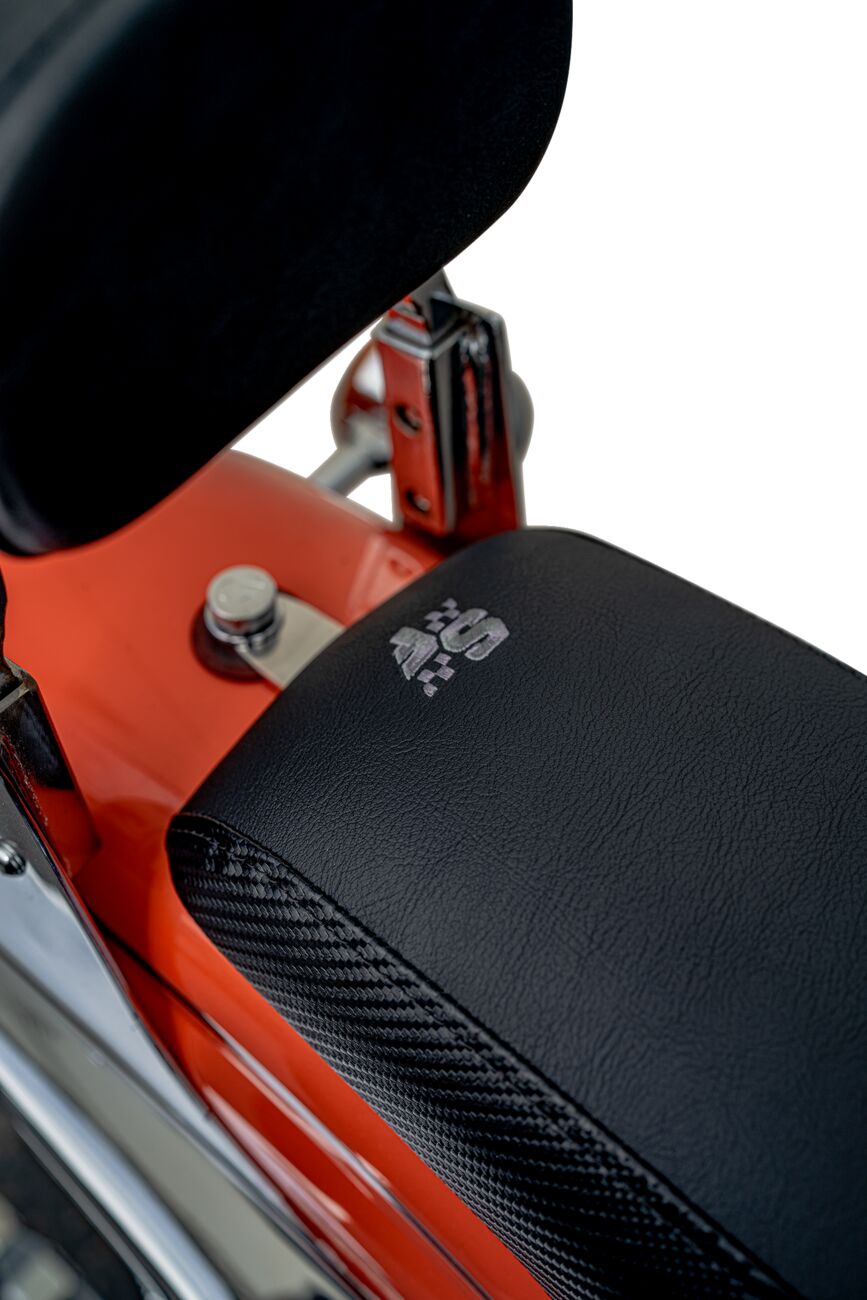 The Drifter Seat, Gray Logo - FXR Seat Slyfox Performance